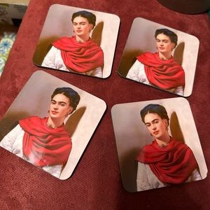 Frida Khalo coasters set of 4 new never used